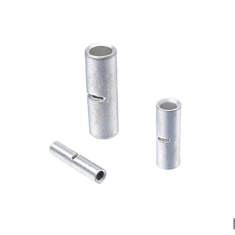 BN Series Thickened Red Copper Non-Insulated Butt Connector Cold Crimp Wire Joint Terminal