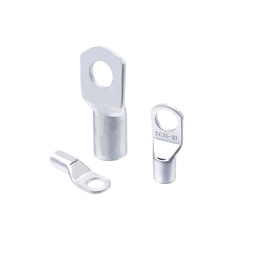 SC Peep Hole Type Copper Crimp Lug Tin Plated Cable Connecting Terminal