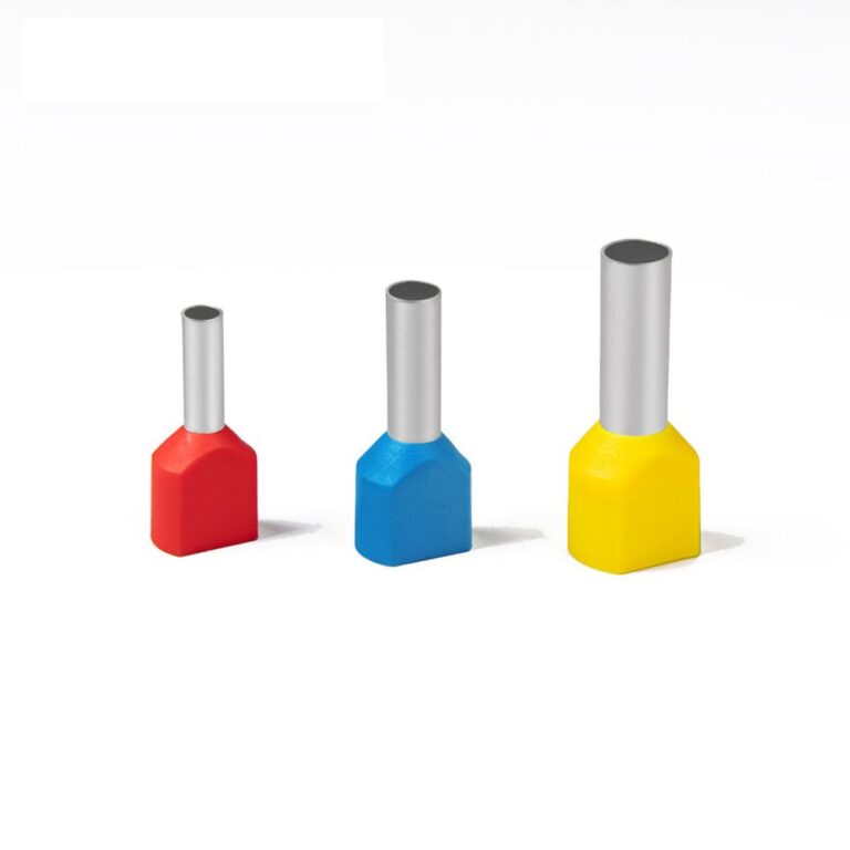 TE Series Nylon Insulated Twin Cord End Terminal | Double Wire Crimp Ferrule