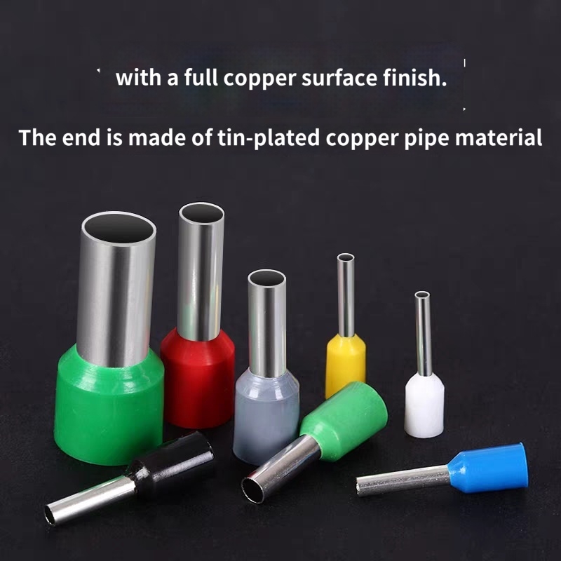 VE series insulated pin ferrule, copper tube wire end terminal