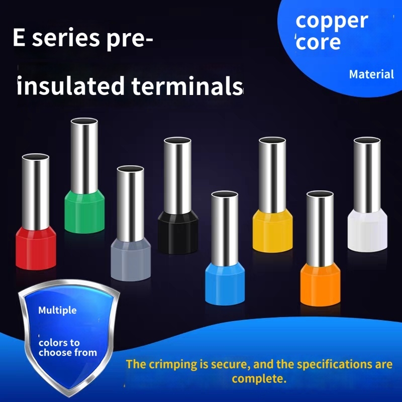 VE series insulated pin ferrule, copper tube wire end terminal