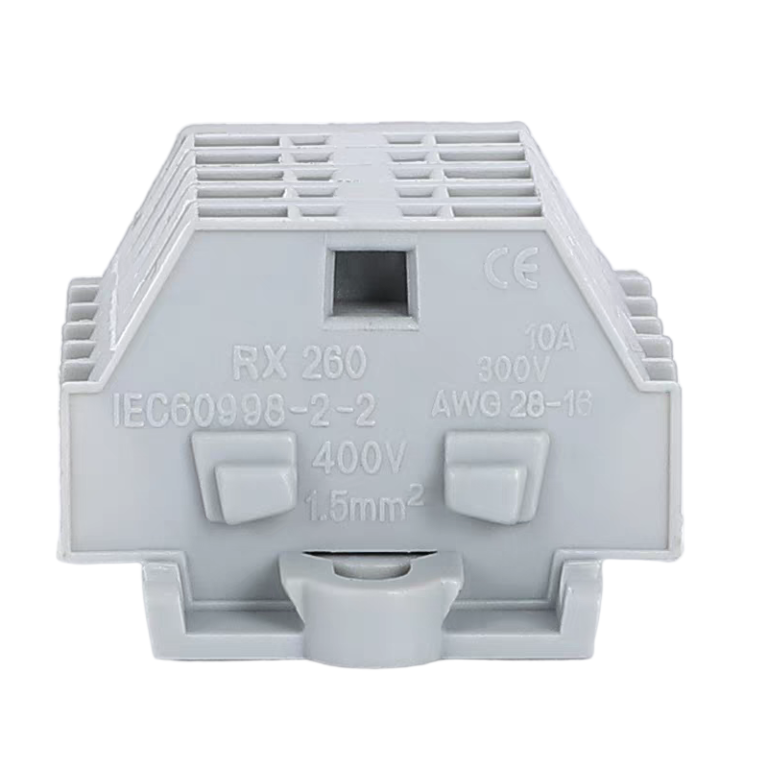 260-301 | FJ5-1.5 Mini Cage Clamp Spring Terminal Fast Plug & Splice Wiring Connector