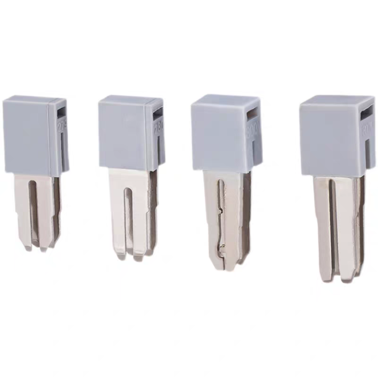 280-402 Insulated Two Pole Jumper Connector 2.5mm² Spring Terminal Short Link