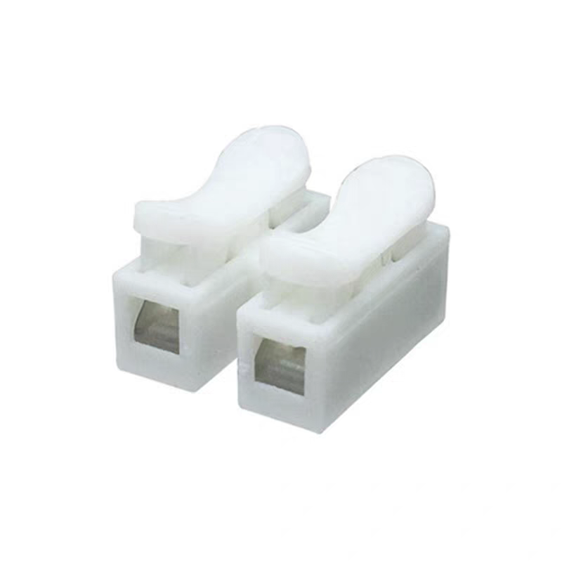 CH1 CH2 CH3 white push-in spring quick wiring terminal block tool-free fast electrical cable connector 1/2/3 pole